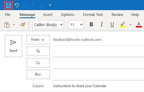 outlook forwarded emails in plain text format