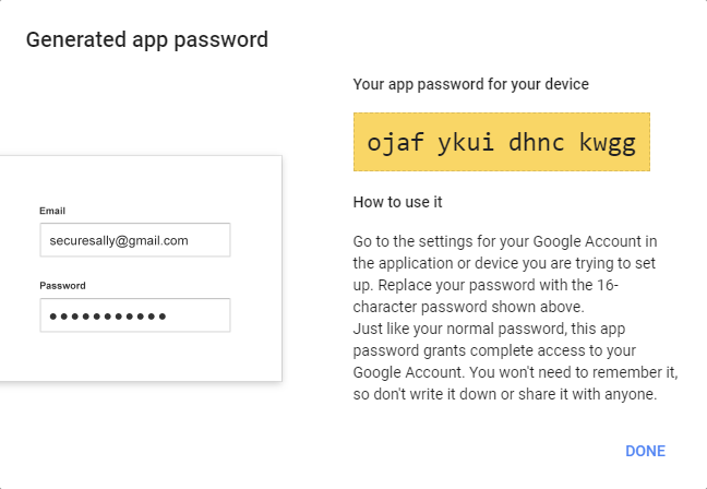 gmail keeps asking for password on mac