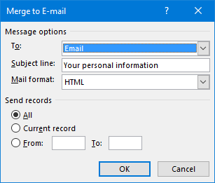 Mail Merge: Create and send personalized bulk emails - HowTo-Outlook
