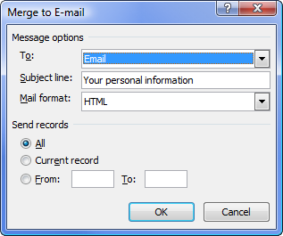 email merge for outlook