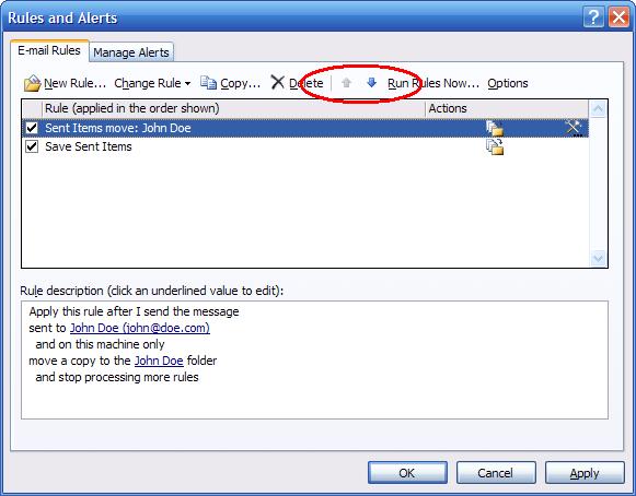 Sorting Outgoing E-mails - HowTo-Outlook