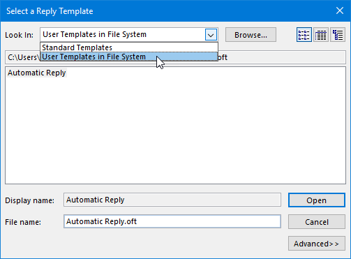 Out of Office Assistant / Automatic Replies / Vacation Responder - HowTo- Outlook