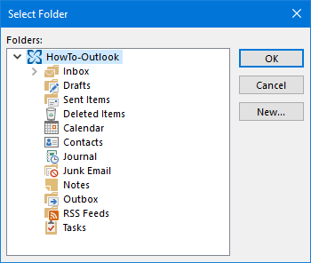 export a folder from outlook 2016