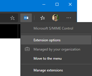 outlook web app, s/mime control for chrome on mac